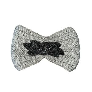 Women Knitted Hairband
Flower Rhinestone Beaded Headpiece